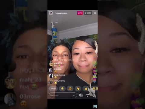 NLE choppa and blasian kissing on live / story time of how they met