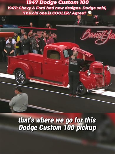 1947 Dodge Custom 100 #dodge100 #dodge #dodgers #classiccar #auction