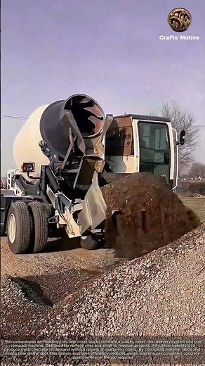 DIY Concrete This Self-Loading Truck is a Game Changer: Self-Loading Concrete Mixer in Action