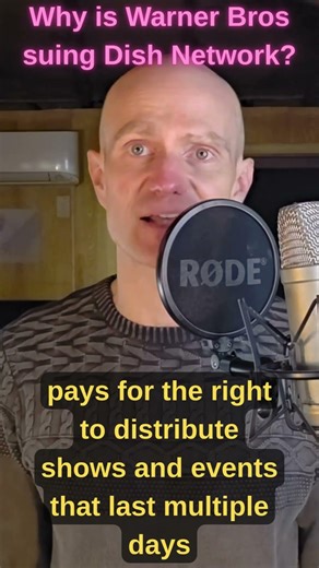 Why is Warner Bros suing Dish Network?