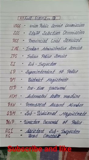 Most important full forms 💯☆love