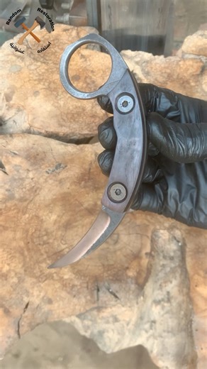 15 CM Karambit knife Making#blade #diy