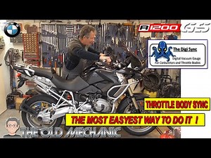 🏍️ 👨‍🔧How to Sync Throttle Bodies on a BMW R1200GS 🔺The Digi Sync 🔺 The Old Mechanic's Guide 🔧