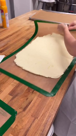 761K views · 3.2K reactions | Just a glimpse into the mid-morning magic of our pastry team. Each croissant and danish begins with precise plasticization, efficient lamination, and expert hand shaping - the quiet art that gives every pastry its perfect rise and flaky layers. ☀️ #pastry #bakery #traversecity #morningroutine | Common Good Bakery | Facebook