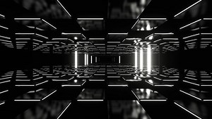 Download White Abstract Strobe Wave Corridor Background VJ Loop in 4K for free