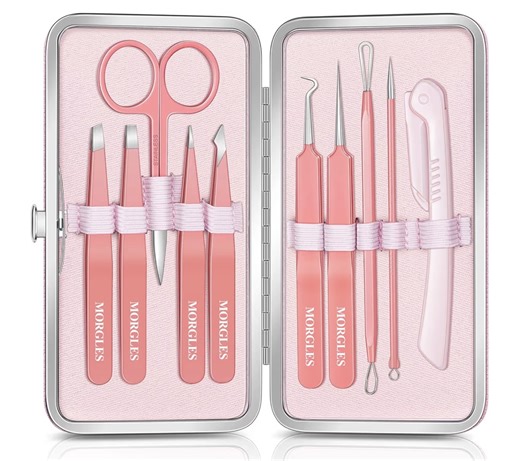 Watch Professional Eyebrow Tweezer Kit on Amazon Live