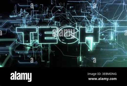 Animation of tech text over data processing. Global computing, digital interface and data processing concept digitally generated video Stock Video Footage - Alamy