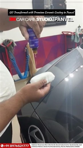 i20 Gets Premium Ceramic Coating | Ultimate Shine & Protection #i20 #car #ppf #carwash #ytshorts
