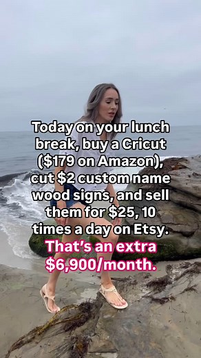 Step by step here ↓ ✅ Step 1: Comment below “GAMEPLAN” for a link to my free 7 day checklist to get sales on Etsy. ✅ Step 2: Head over to WoodpeckersCrafts.com and buy wood signs. ✅ Step 3: Use my tips and strategies to open up your Etsy shop, list your products and start selling them. 💰 Price your product at $25 and sell 10 of them a day. ✨ Comment “GAMEPLAN” for a link to my free 7-day Etsy shop checklist to increase sales. Follow me, @dylanjahraus for more Etsy income & success tips! Follow 