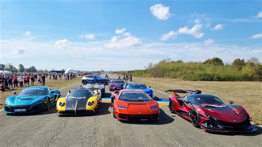 World’s fastest cars drag race showdown