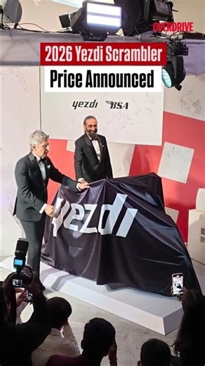 2026 Yezdi scrambler | Price Announced #overdrive