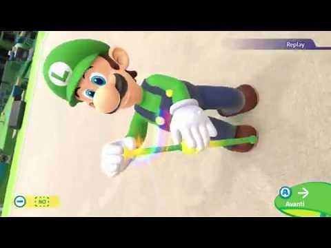 Mario & Sonic at the Rio 2016 Olympic Games (Wii U) - Rhythmic Gymnastics - all Luigi routines