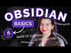 Obsidian Basics für Autoren | 1 Prinzip und 6 Methoden zur Organisation 📝💻🧠