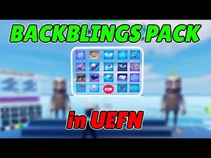 How to get CUSTOM BACKBLINGS in Fortnite Creative (BACKBLING PACK) (UEFN)