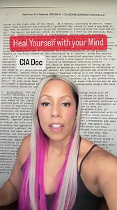 20K views · 723 reactions | Visualizing the healing process can be beneficial according to this declassified CIA doc. Your mind is powerful and getting in the right mindset can help heal many things in your life and it’s not exclusive to your health. CIA Doc : analysis and assessment of the gateway process#manifestation #universe #thoughtscreatereality #humanmind #spirituality #powerofthemind #consciousness | V.L. Arias | Facebook