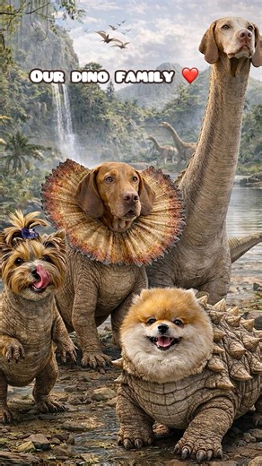 Our Dino Squad 🦖😂 | Doggy Dinosaur Fun!