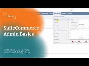 NetSuite Training | #SuiteCommerce Administrator Tasks (General)