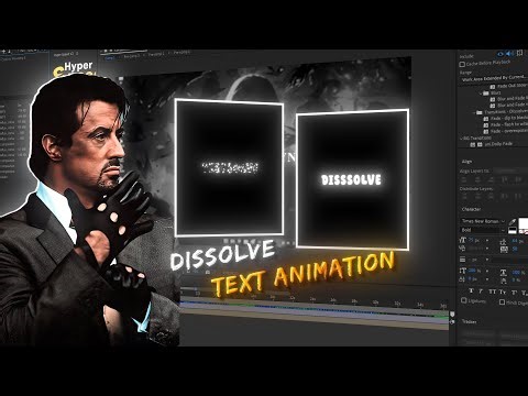 Dissolve Text Animation Tutorial in After Effects