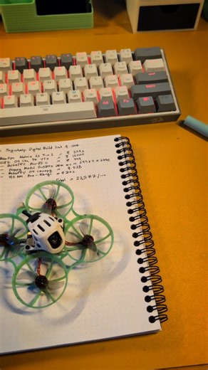 Vishnu on Instagram: "Quick parts guide for 75mm digital tinywhoop... #fpv #tinywhoop #rchobby #dji #drone"