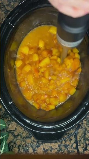 Peach Butter 🍑 (recipe below)…