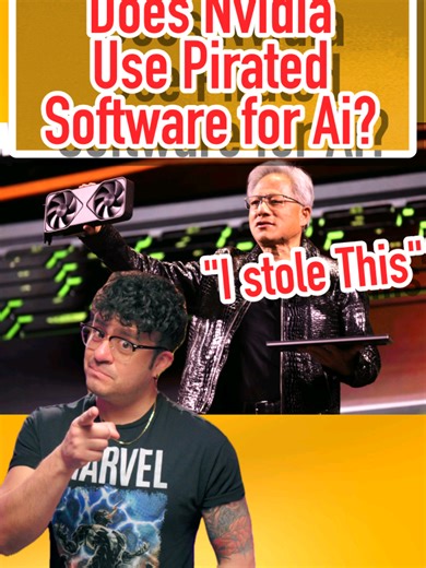 Nvidia accused of using pirated materials for AI profits