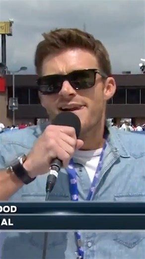 He knows wheel. Scott Eastwood's command to fire engines at California Speedway in 2017 was one to remember. 👏 | NASCAR