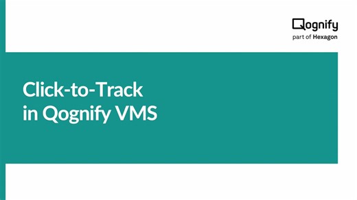 Qognify VMS | Tutorial Click-to-track