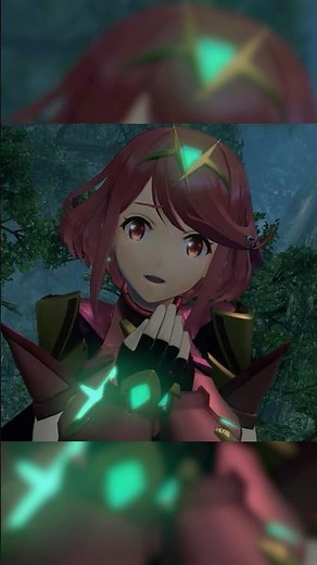 Pyra is adorably bewildered #xenobladechronicles2 #pyra #mythra #shorts