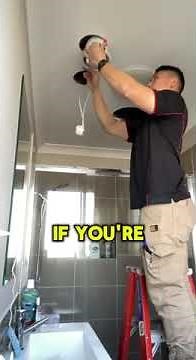 Bathroom Heat Lamp Installation