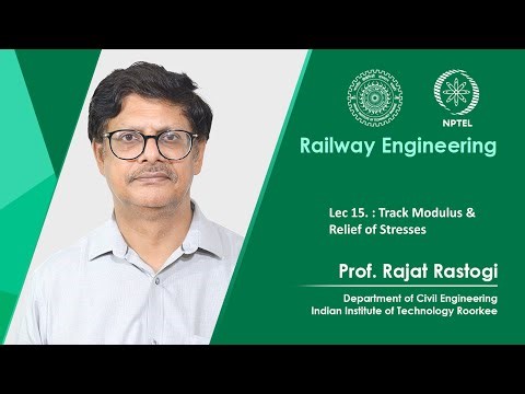 Lecture 15: Track Modulus & Relief of Stresses