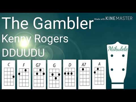 The Gambler - Kenny Rogers ukulele tutorial / play-a-long
