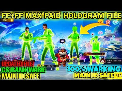 FF Max + FF GLOBAL 3D Hologram Config File | OB52 Free Fire Enemy Location Hack | 3D Hologram File