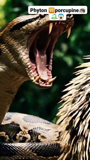 Ade Ismail Abdullah on Instagram: "A fierce python fight in the wild. 😱🐍🦔 #Animal #Wildanimal #Wildlife #Shorts #phyton"