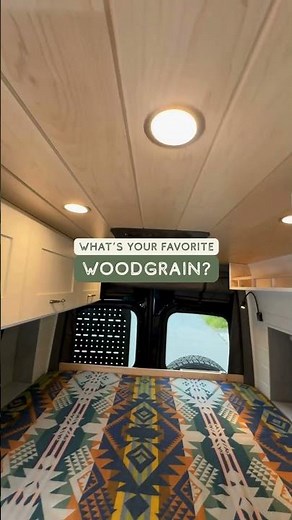What's Your Favorite Woodgrain? Van Life Designs by Nirvana Upfitters