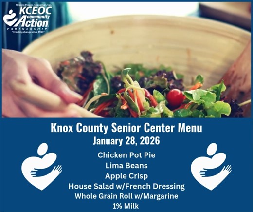 🍗🥬🍅 Exciting news from the Knox County Senior Center! We’re inviting people 60 and older to join us for free congregate meals. We are serving up delicious, nutritious meals for our cherished seniors. Whether you love classic comfort food or healthy, home-cooked favorites, our menu is designed to satisfy every palate. Join us for great food, friendly faces, and a warm community atmosphere. Stop by 130 Harding Street in Barbourville and enjoy a meal with us! Knox Co Senior Center is open Monday