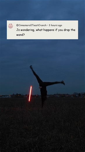 I just pick it up and continue😁#levitationwand #dancer #gymanstics