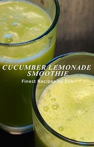 56 reactions · 22 shares | Looking for a healthy low-calorie smoothie? Then, try this cucumber lemonade smoothie recipe and enjoy it with your loved ones. ☺️ 2 cucumber 1 1/2 tablespoon brown sugar 1 cup almond milk 1 teaspoon lemon juice 1/2 cup ice cubes (You may add this before or after blending the ingredients.) | Elle’s Notebook | Facebook