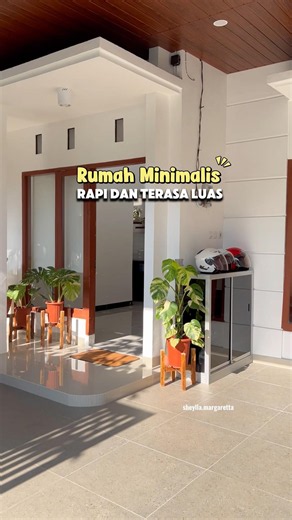 Minimalist Home Made Neat & Spacious Terrace! Simple, Small-Pattern Granite Ideas