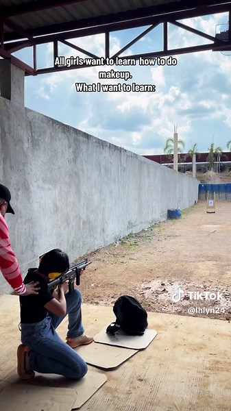 Criminology Student Exploring Firing Techniques