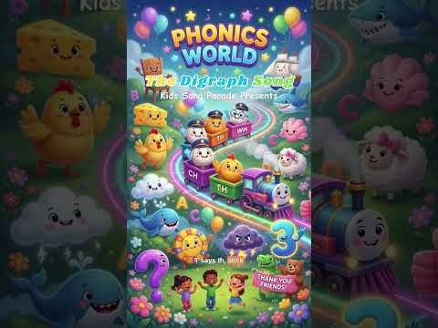 CH, SH, TH, WH Digraph Song | Phonics for Kids