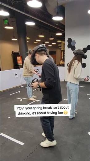 cheap spring break drinks? Not us. Fun, high-tech group activity? Us.