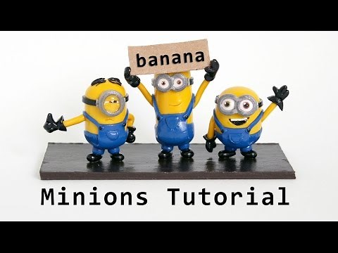 Minions Polymer Clay Tutorial 2015 of Stuart, Kevin, and Bob