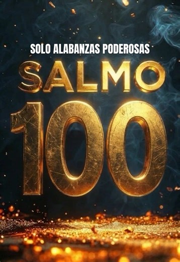 Salmo 100 Cantado | por Solo alabanzas Poderosas Este Salmo para dar gracias a Dios | es un llamado para entrar en su presencia con un corazón agradecido | Un Salmo para reconocer que Dios nos creo. Si hoy te quieres acercar a Dios, este salmo es para ti. #salmo100 #soloalabanzaspoderosas #cristianos #salmopoderoso #parati