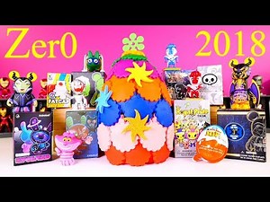 NEW ZerO DCTC Play doh Kinder Surprise Eggs Toys Blind Boxes Opening Disney Star Wars Kidrobot