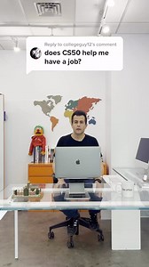 Professor @davidjmalan on whether @cs50 helps you get a job. | CS50