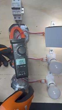 How to use a clamp meter #electricity #electrician #tools