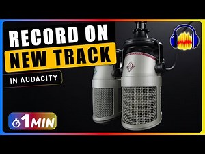 How to Always Record on a NEW TRACK in Audacity
