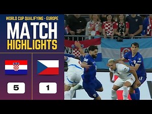 Croatia vs Czech Republic | 5-1 | Highlights | World Cup Qualifying Europe 2024-25 | croatia Czechia