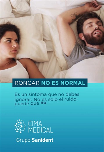 Roncar no es normal. Es una señal de alarma. No es solo el ruido: en realidad, no estás respirando bien mientras duermes. Si roncas, tu descanso no es de calidad, aunque duermas muchas horas. Si además: · roncas fuerte · duermes con la boca abierta · te levantas cansado · o te han dicho que a ratos dejas de respirar lo más probable es que haya apneas del sueño y convenga valorarlo. Y hay algo más: muchos pacientes que roncan también aprietan los dientes. Bruxismo, sobrecarga mandibular y problem