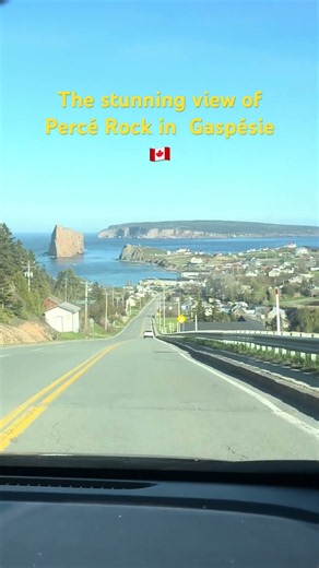 📍Percé Rock Gaspésie #roadtrip #travel